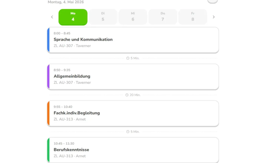 Wenn aus einer Modularbeit ein echtes Werkzeug wird